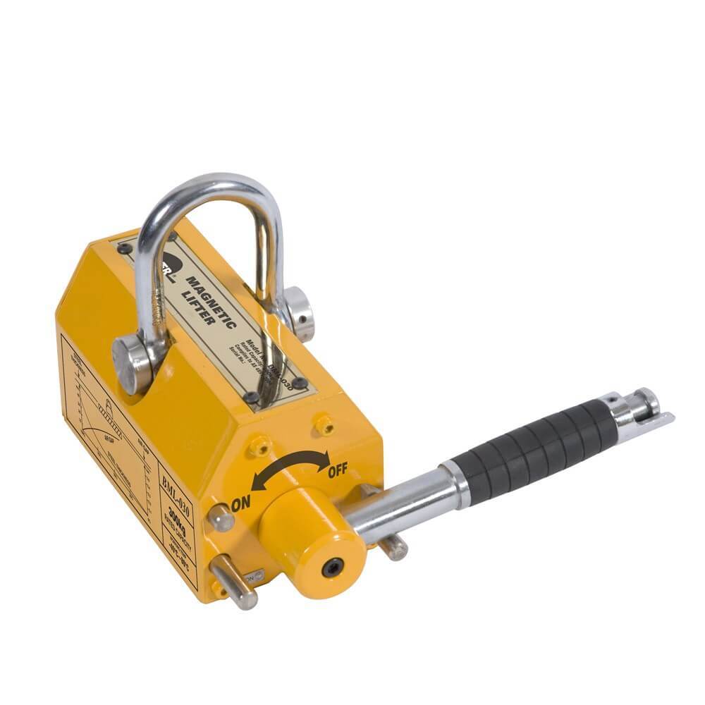 Beaver Permanent Magnetic Lifter - 100kg (Flat), 30kg (Cylinder) WLL