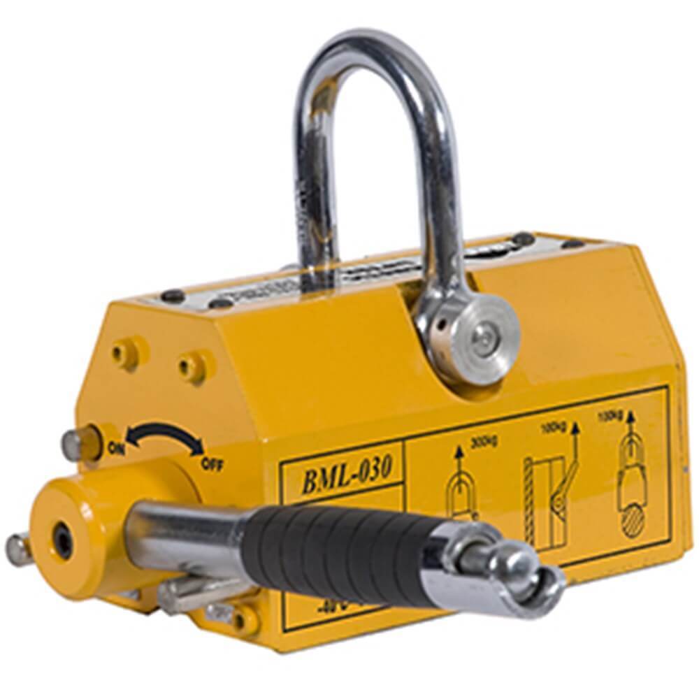 Beaver Permanent Magnetic Lifter - 300kg (Flat), 100kg (Cylinder) WLL