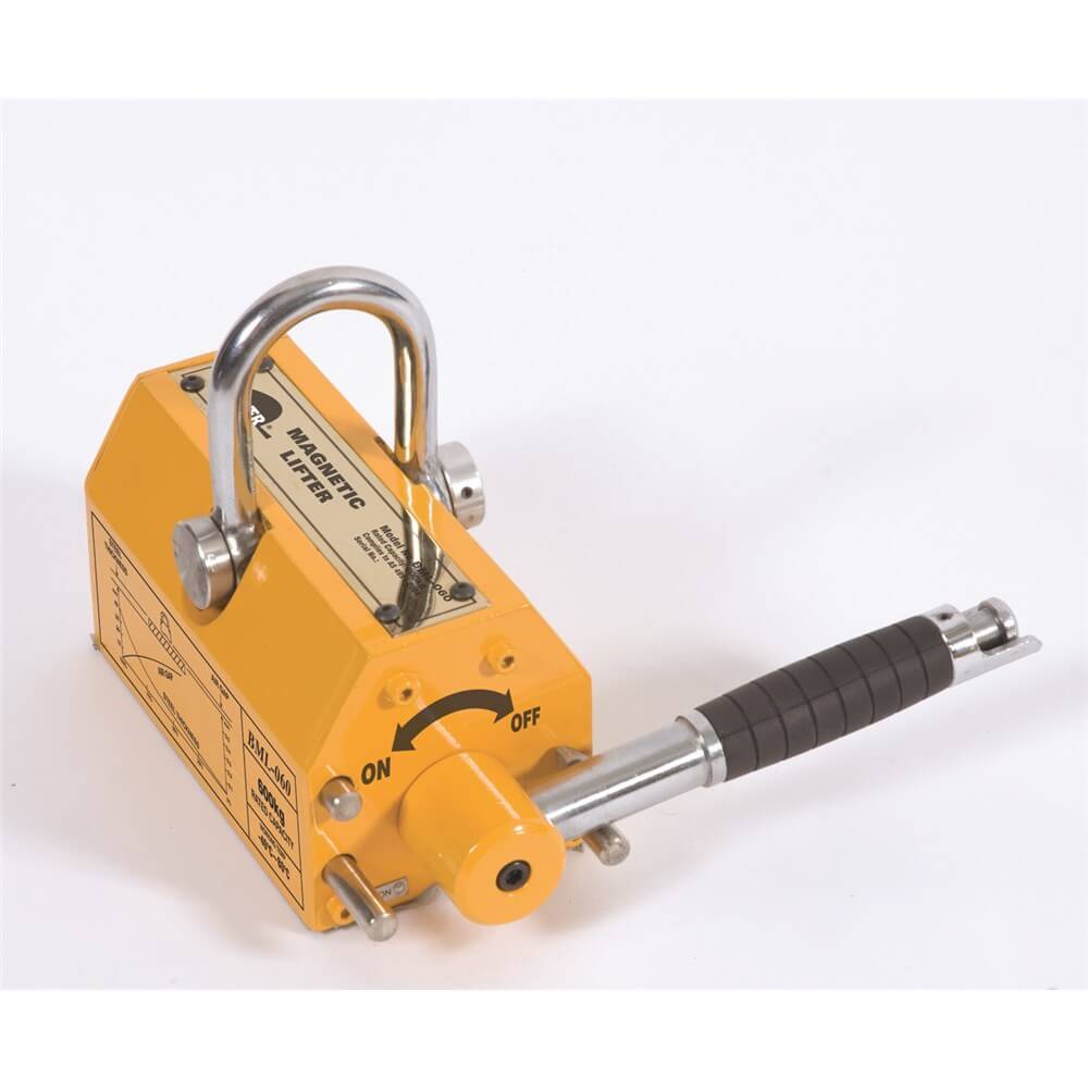 Beaver Permanent Magnetic Lifter - 600kg (Flat), 200kg (Cylinder) WLL