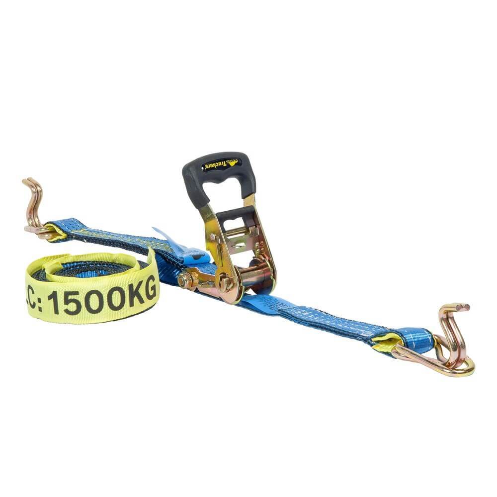 Beaver Ratchet Tie Down- 35mm(1-3/8") x 6m(20') x 1500kg (1.5Tonne) LC