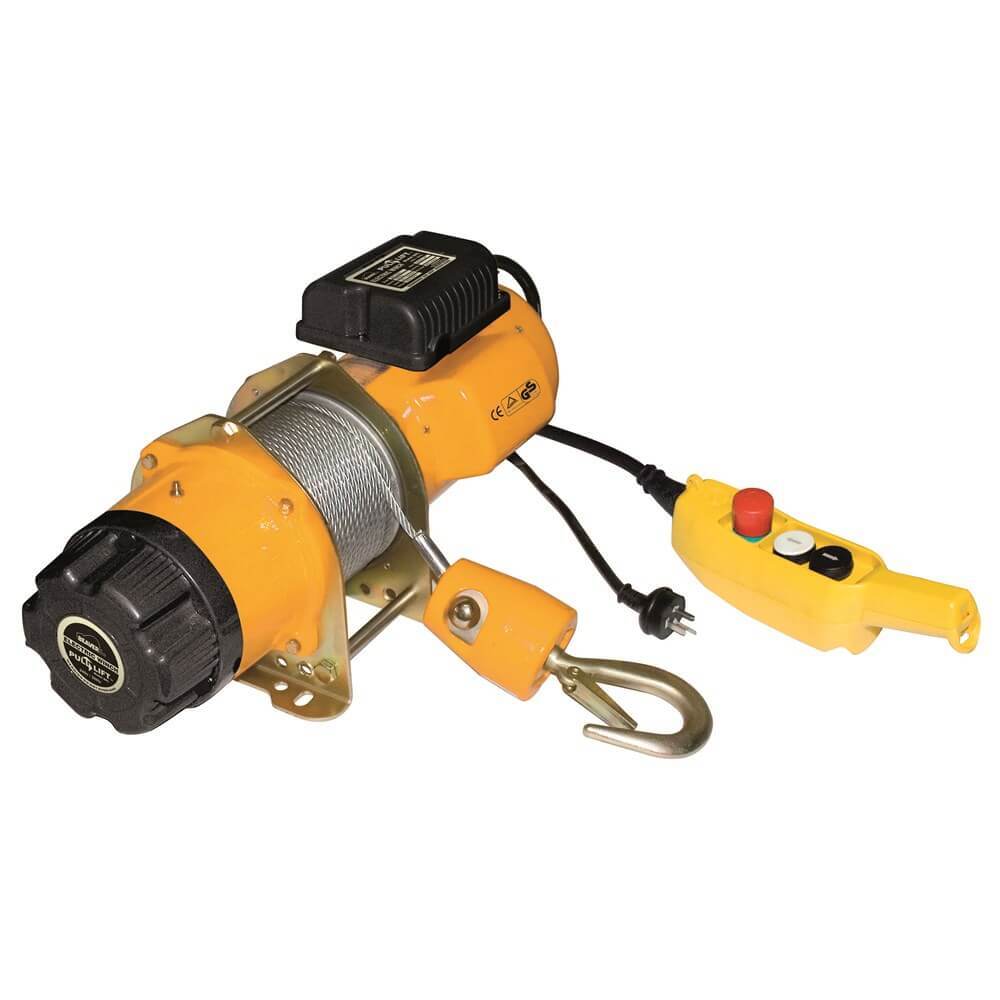 Beaver Single Phase Electric Winch Lifting and Pulling (200 - 300 kg) - AIMS Industrial Supplies