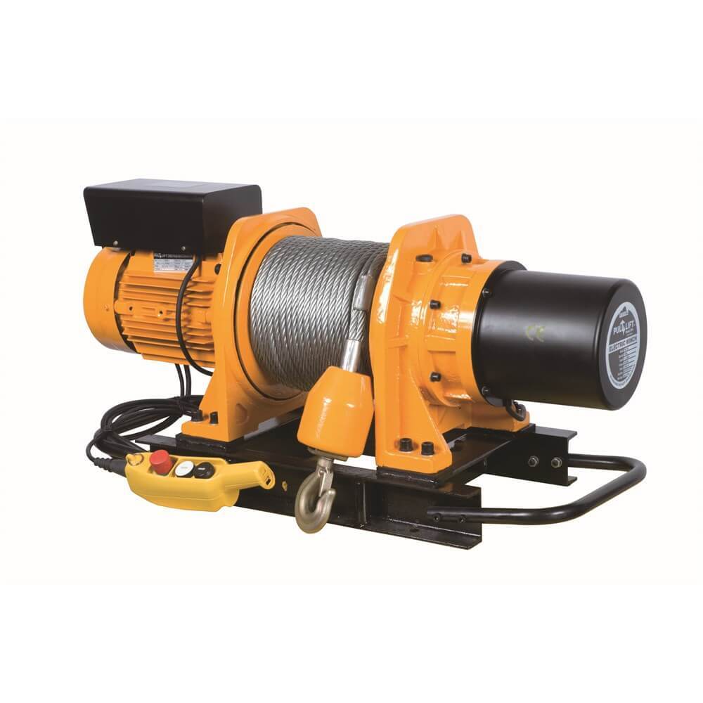 Beaver Three Phase Electric Pull - Lift Winch - 58m x 1000kg 1Tonne MRC - AIMS Industrial Supplies
