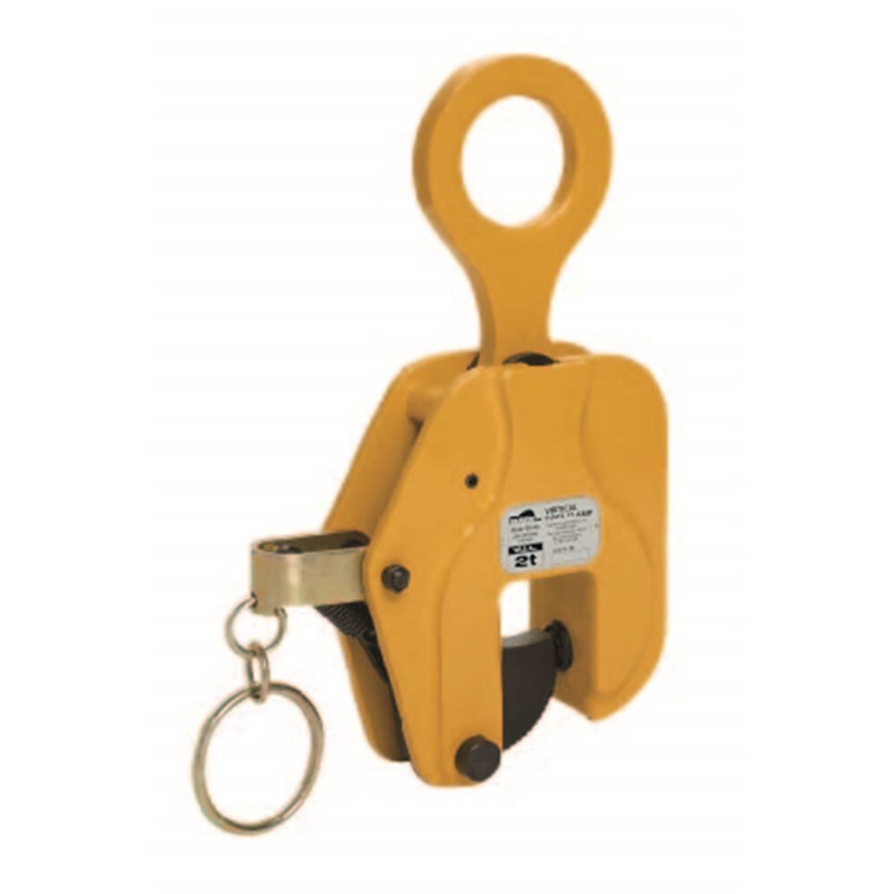 Beaver Vertical Plate Clamps - 3000kg 3Tonne WLL, Range: 0-50mm