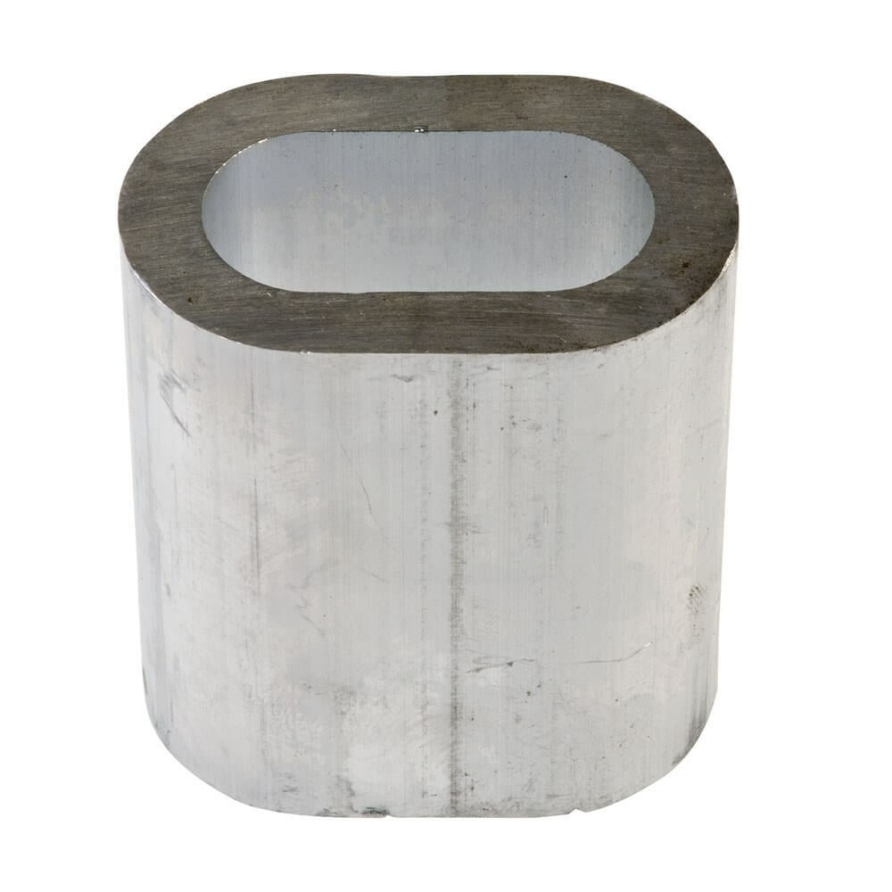 Beaver Wire Rope Aluminium Ferrule 3.8 x 7.6 x 1.5mm, Code 3.5