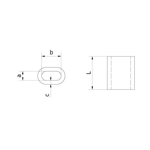 Beaver Wire Rope Aluminum Ferrule - AIMS Industrial Supplies