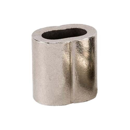 Beaver Wire Rope Ferrule/ Swaged Sleeve Sleeve Nickel Plated - AIMS Industrial Supplies
