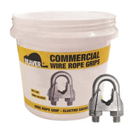 Beaver Wire Rope Grip ElectroGalvanised - Bulk (5mm to 25mm) - AIMS Industrial Supplies
