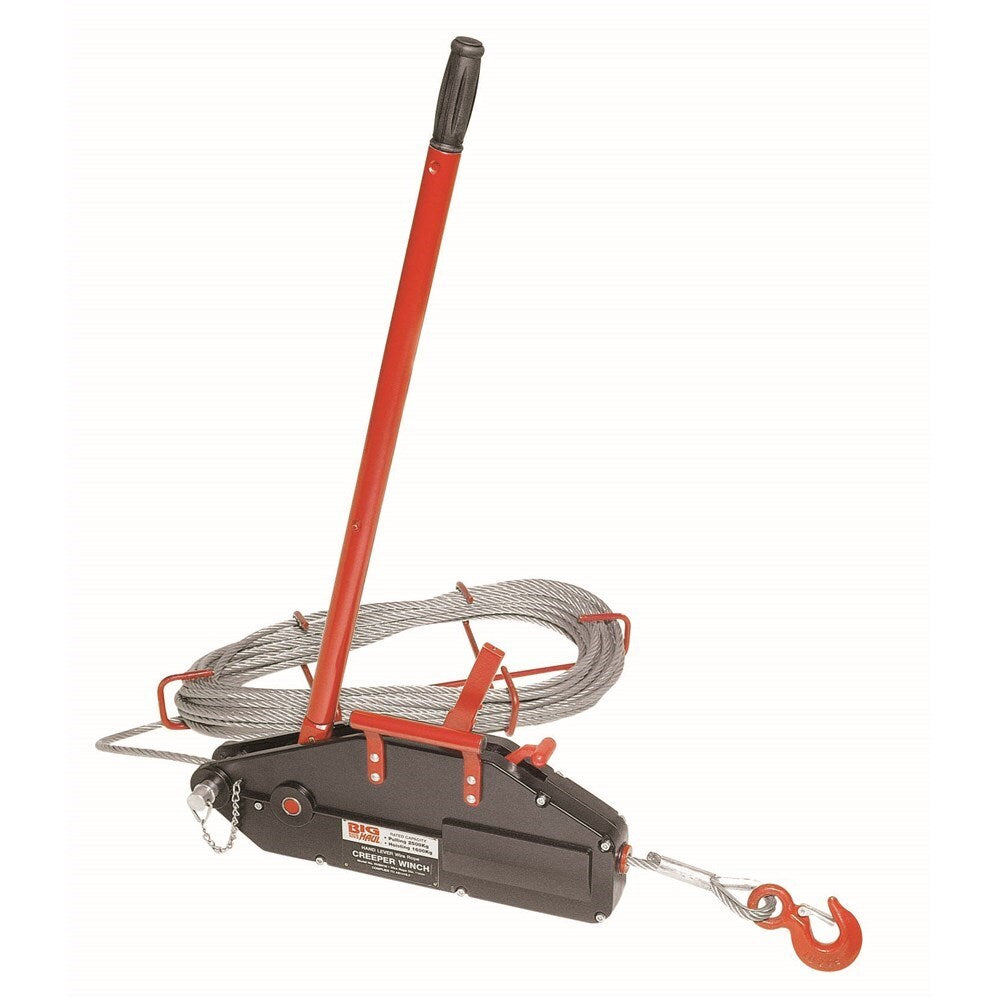Big Haul Wire Rope Hoist-2500kg 2.5Tonne (Pull), 1600kg 1.6Tonnes (Lift)