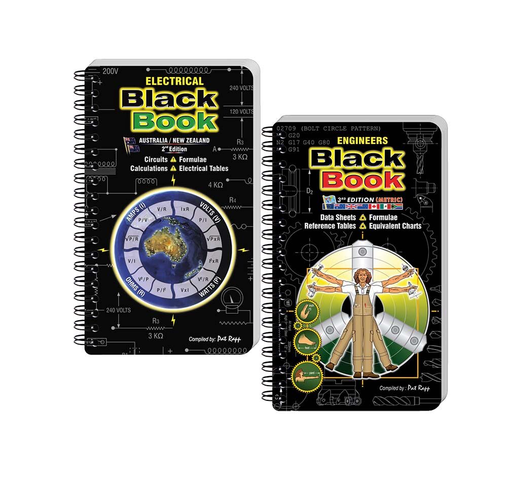Black Book Set of Two - Electrical & Engineer's - AIMS Industrial Supplies