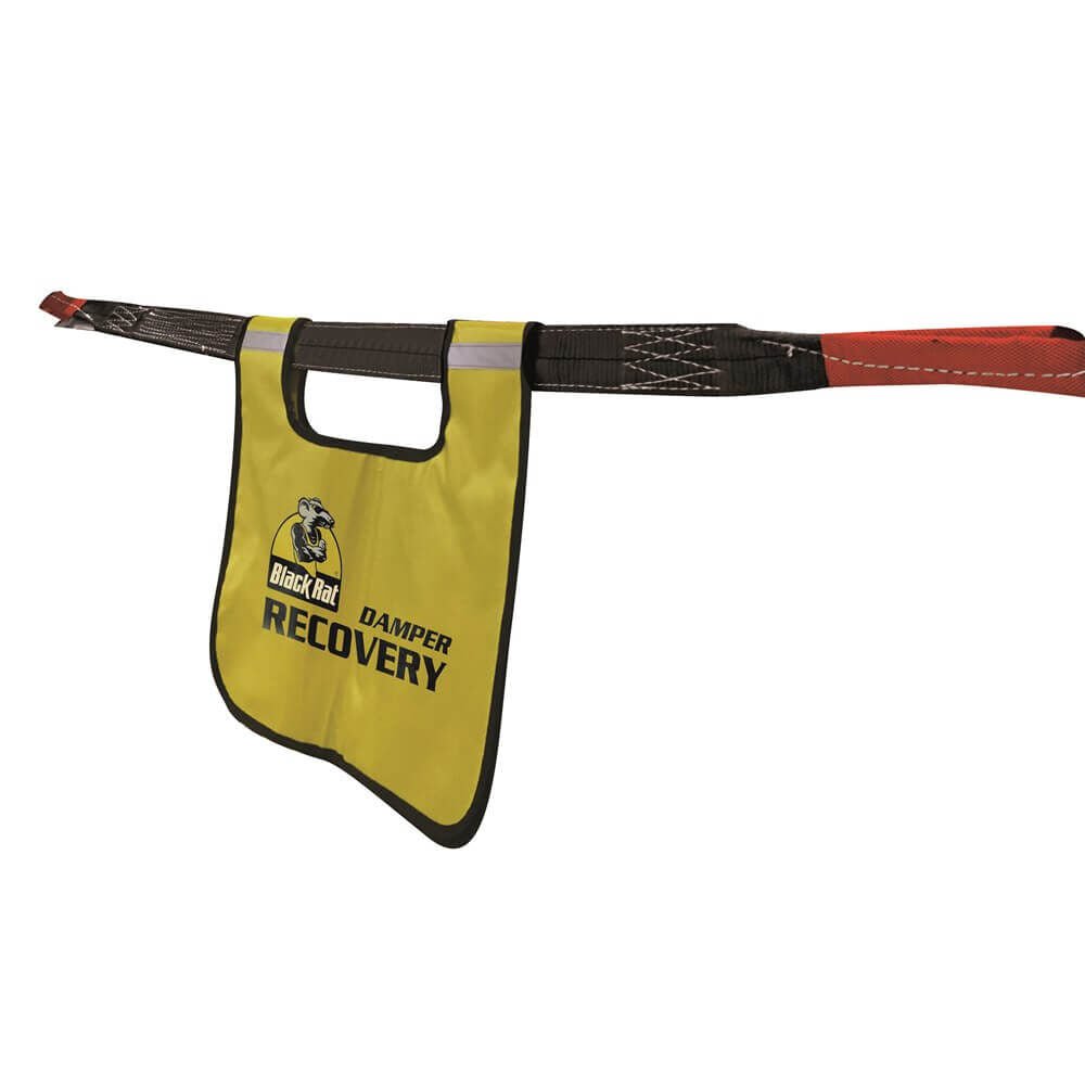 Black Rat 4WD Safety Recovery Damper Yellow With Reflective Tape - AIMS Industrial Supplies