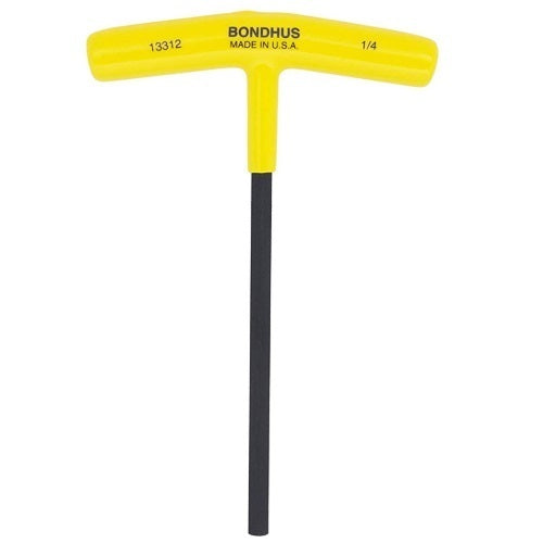 Bondhus 13312 1/4" Hex T-Handle 6.5" (165mm)