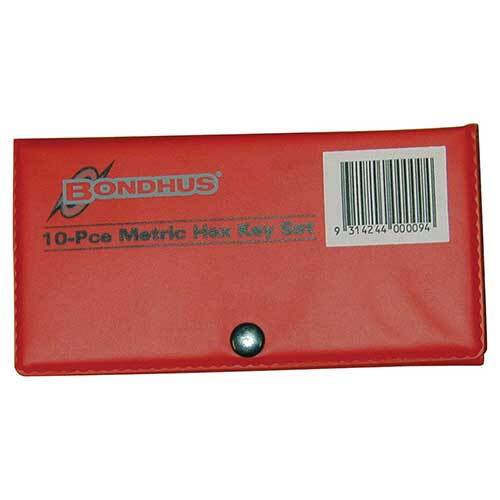 Bondhus BD00009 Hex End L-Wrench Metric Set 10 Pieces - AIMS Industrial Supplies