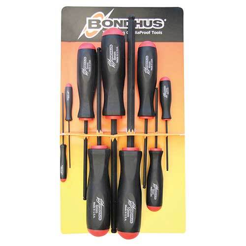 Bondhus BD10699 Ball End Screwdriver Metric Set (1.5 - 10mm) 9 Pieces1