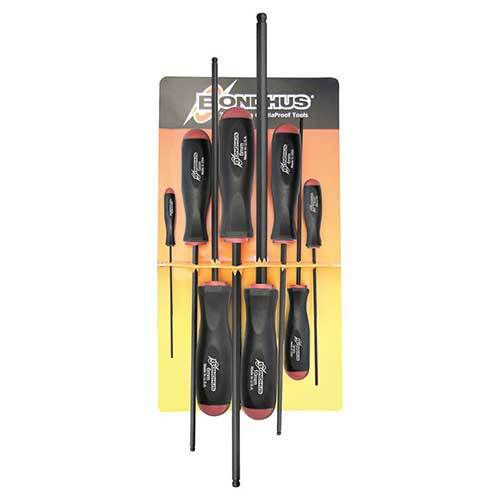 Bondhus BD10733 Ball End Screwdriver Metric Set (2 - 10mm) 8 Pieces - AIMS Industrial Supplies
