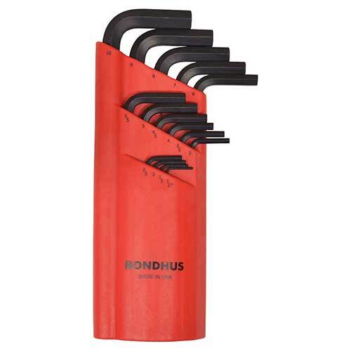 Bondhus BD10995 Ball End L-Wrench Metric Set (1.27 - 10mm) 15 Pieces - AIMS Industrial Supplies
