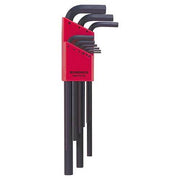 Bondhus BD12199 Hex End L-Wrench Long Metric (1.5 - 10mm) 9 Pieces - AIMS Industrial Supplies