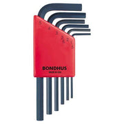 Bondhus BD12246 Hex End L-Wrench Short Metric (1.5 - 5mm) 6 Pieces - AIMS Industrial Supplies