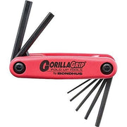 Bondhus BD12592 Hex End Gorilla Grip Fold Up (1.5 - 6mm) 7 Pieces - AIMS Industrial Supplies
