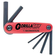 Bondhus BD12595 Hex End Gorilla Grip Fold Up (3 - 10mm) 6 Pieces - AIMS Industrial Supplies