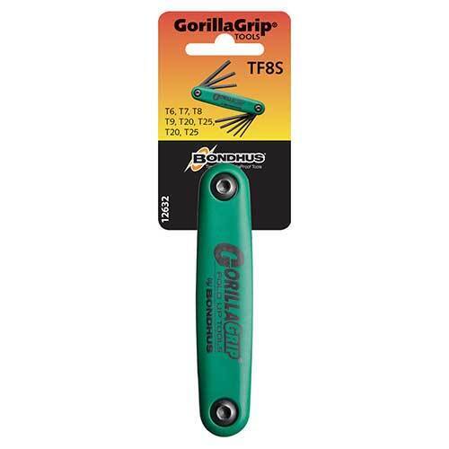 Bondhus BD12632 TORX Gorilla Grip Fold Up (T6 - T25) 8 Pieces - AIMS Industrial Supplies