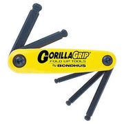 Bondhus BD12894 Ball End Gorilla Grip Fold Up (3/16 -3/8") 5 Pieces - AIMS Industrial Supplies
