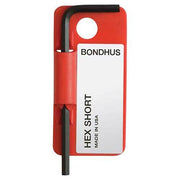 Bondhus BD15849 1.27mm Hex End L-Wrench Metric Short (42mm) - AIMS Industrial Supplies
