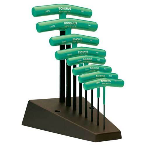 Bondhus BD33034 Torx T-Handle Set (T9 - T40) 8 Pieces - AIMS Industrial Supplies