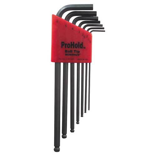 Bondhus BD74992 Pro Hold Tip Ball End L-Wrench Set (1.5 - 6mm) 7 Pieces1