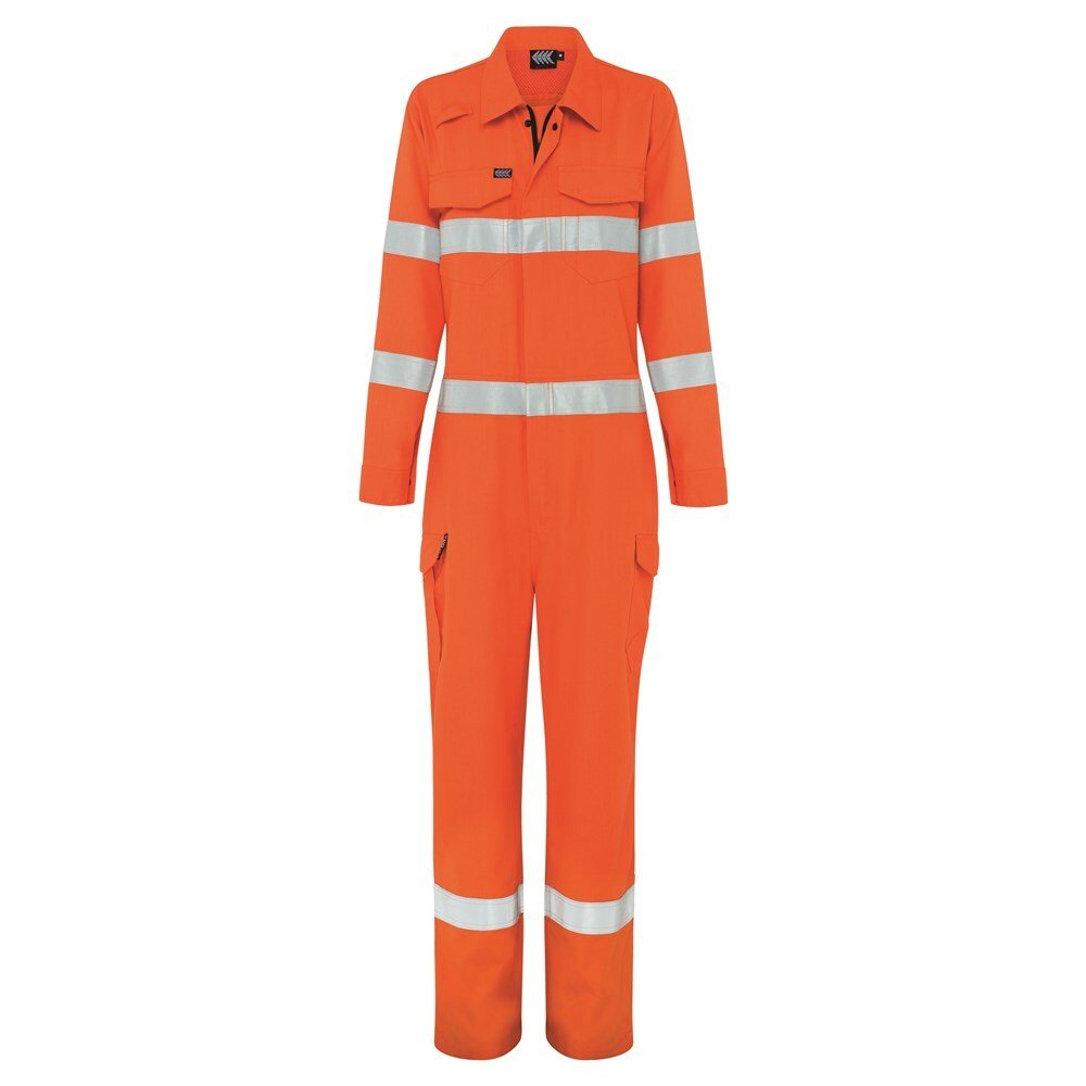 Boomerang Hi - Vis FR Coveralls With Reflective Tape - AIMS Industrial Supplies