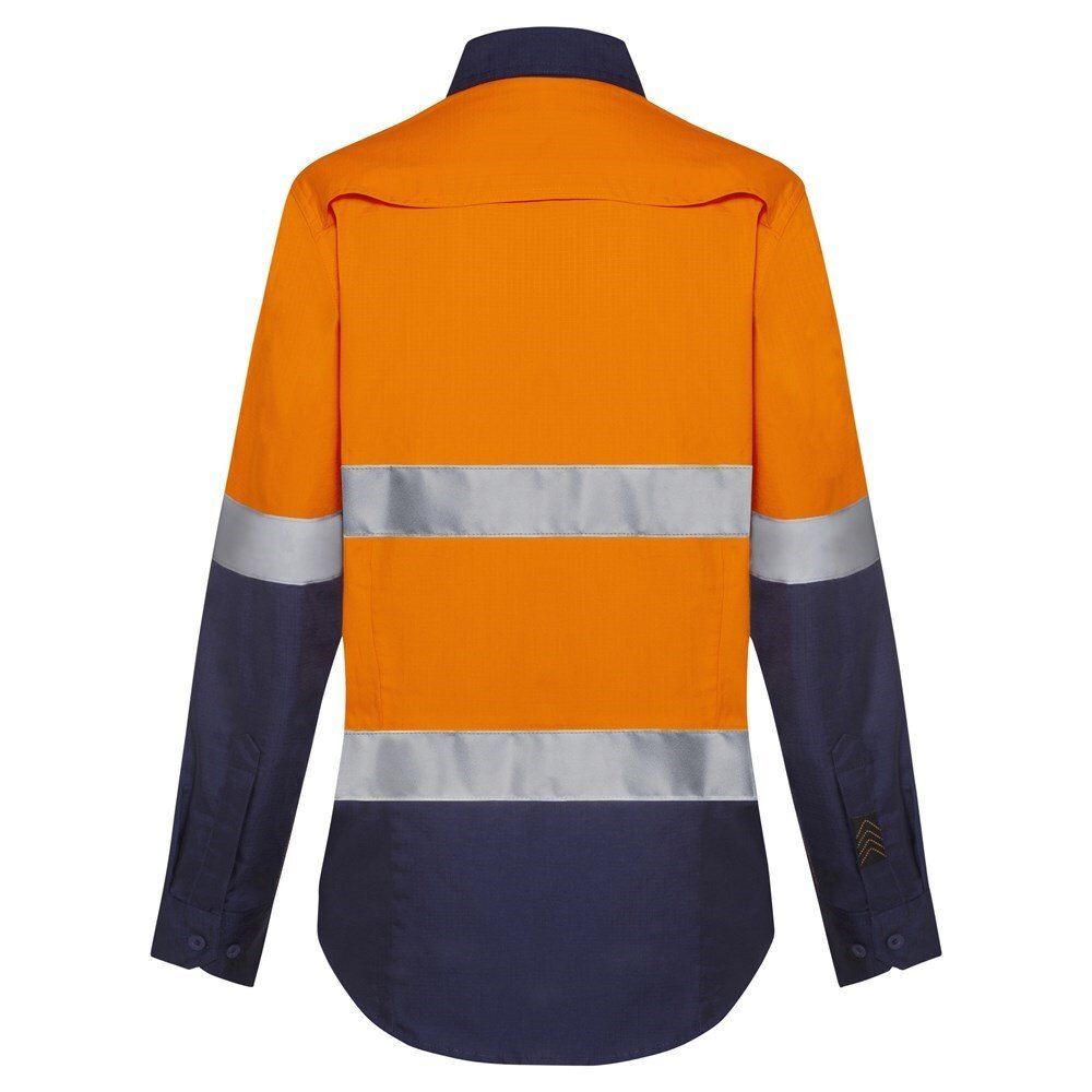 Boomerang Ladies Hi - Vis Cotton Ripstop Shirt - AIMS Industrial Supplies