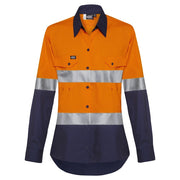 Boomerang Ladies Hi-Vis Cotton Ripstop Shirt1