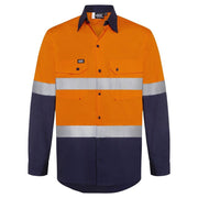 Boomerang Mens Hi - Vis Cotton Ripstop Shirt - AIMS Industrial Supplies