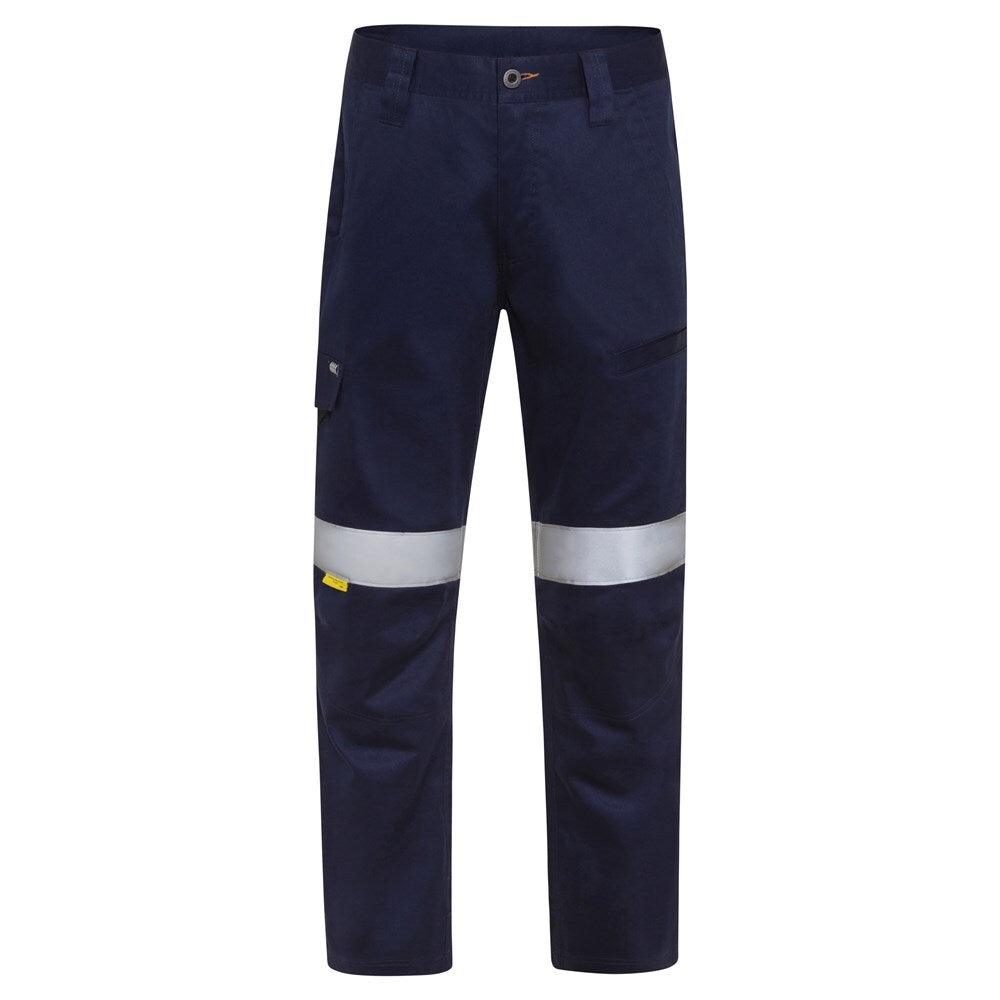 Boomerang Mens Light Weight Taped Drill Utility Pants Navy 97 Stout
