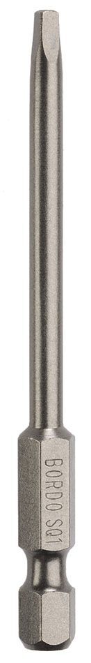 Bordo #1 x 75mm Square Recess Power Bit - Pack of 10