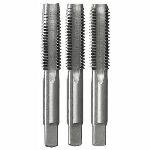 Bordo 10 x 1mm MF Chrome Alloy Spark Plug Hand Tap Set, 3 Pieces - AIMS Industrial Supplies