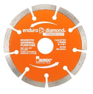 Bordo 115mm TradeCut Segmented Rim Diamond Saw Blade - 7470-115