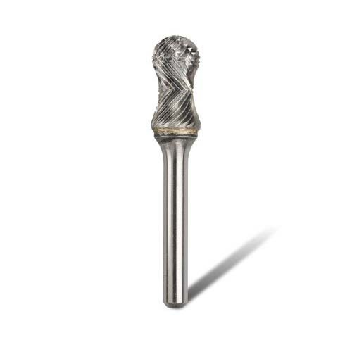 Bordo 12.7mm Radius Ball Nose With End Cut 1/4" Shank Burr - 6400-373631