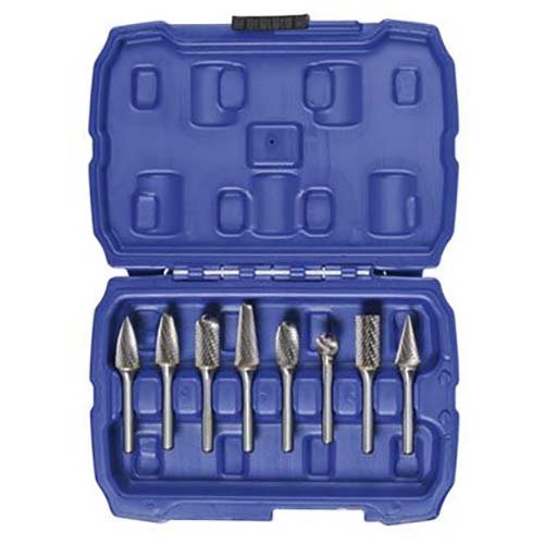 Bordo 1/2" Cut Diameter Express Cut Tungsten Carbide 8 Piece Burr Set - AIMS Industrial Supplies