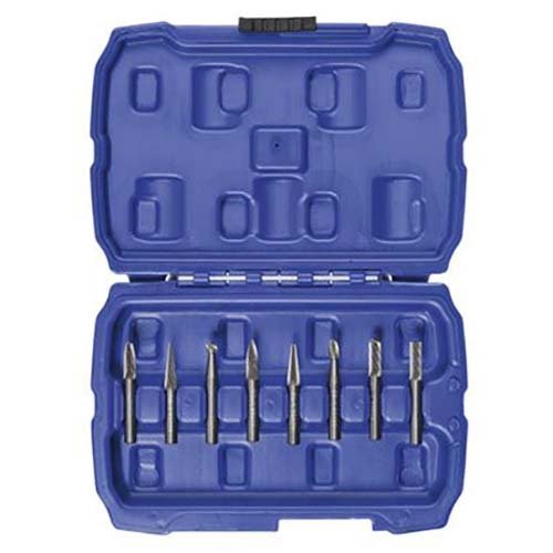 Bordo 1/4" Cut Diameter Express Cut Tungsten Carbide 8 Piece Burr Set - AIMS Industrial Supplies