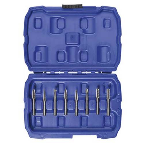 Bordo 1/4" Cut Diameter Express Cut Tungsten Carbide 8 Piece Burr Set1