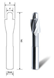 Bordo 180 Degree Counterbore (3870) - AIMS Industrial Supplies