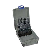 Bordo 2000-F2 Jobber Drill Set Black HSS 1/16 - 3/8", 21pieces - AIMS Industrial Supplies