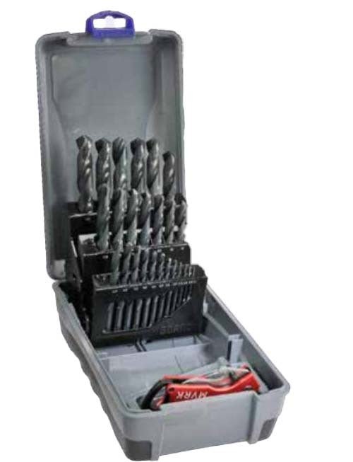 Bordo 2003 - M3 - C18 25 Piece1 - 13mm Black HSS Jobber Set Bonus Stubbie Folding Knife - AIMS Industrial Supplies