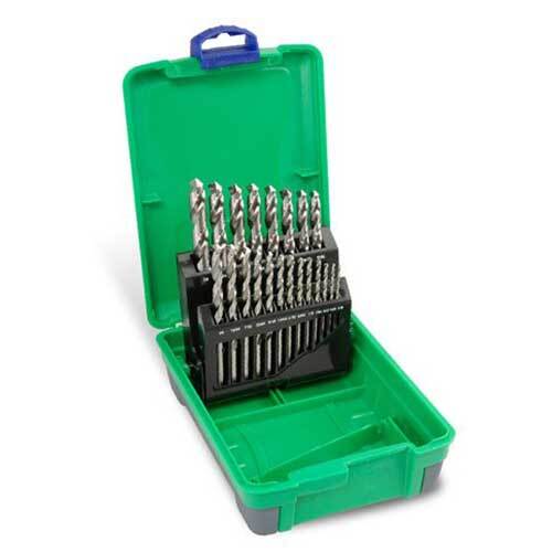 Bordo 2006-F2 Jobber Drill Set Bright HSS 1/16 - 3/8", 21pieces - AIMS Industrial Supplies