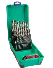 Bordo 2006-F3-C18 29 Piece 1/16-1/2" Bright HSS Jobber Set Bonus Stubbie Folding Knife1