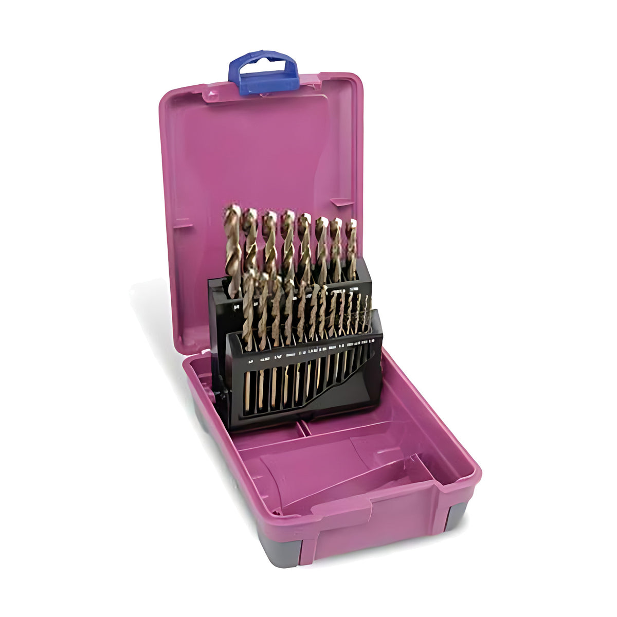 Bordo 2010-F2 Jobber Drill Set HSS Cobalt 1/16 - 3/8", 21pieces