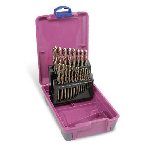 Bordo 2010-F2 Jobber Drill Set HSS Cobalt 1/16 - 3/8", 21pieces1