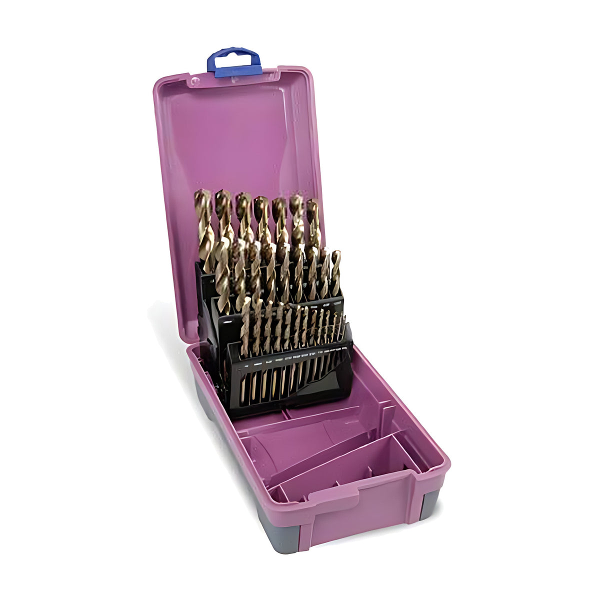 Bordo 2010-F3 Jobber Drill Set HSS Cobalt 1/16 - 1/2", 29pieces