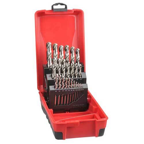 Bordo 2015-M3 1 - 13mm Delta Point JobberDrill Set HSS Bright, 25pcs - AIMS Industrial Supplies