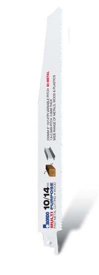 Bordo 230mm (9") 10/14TPI Reciprocating Saw Blade (Multi-Purpose) - 2/Pack